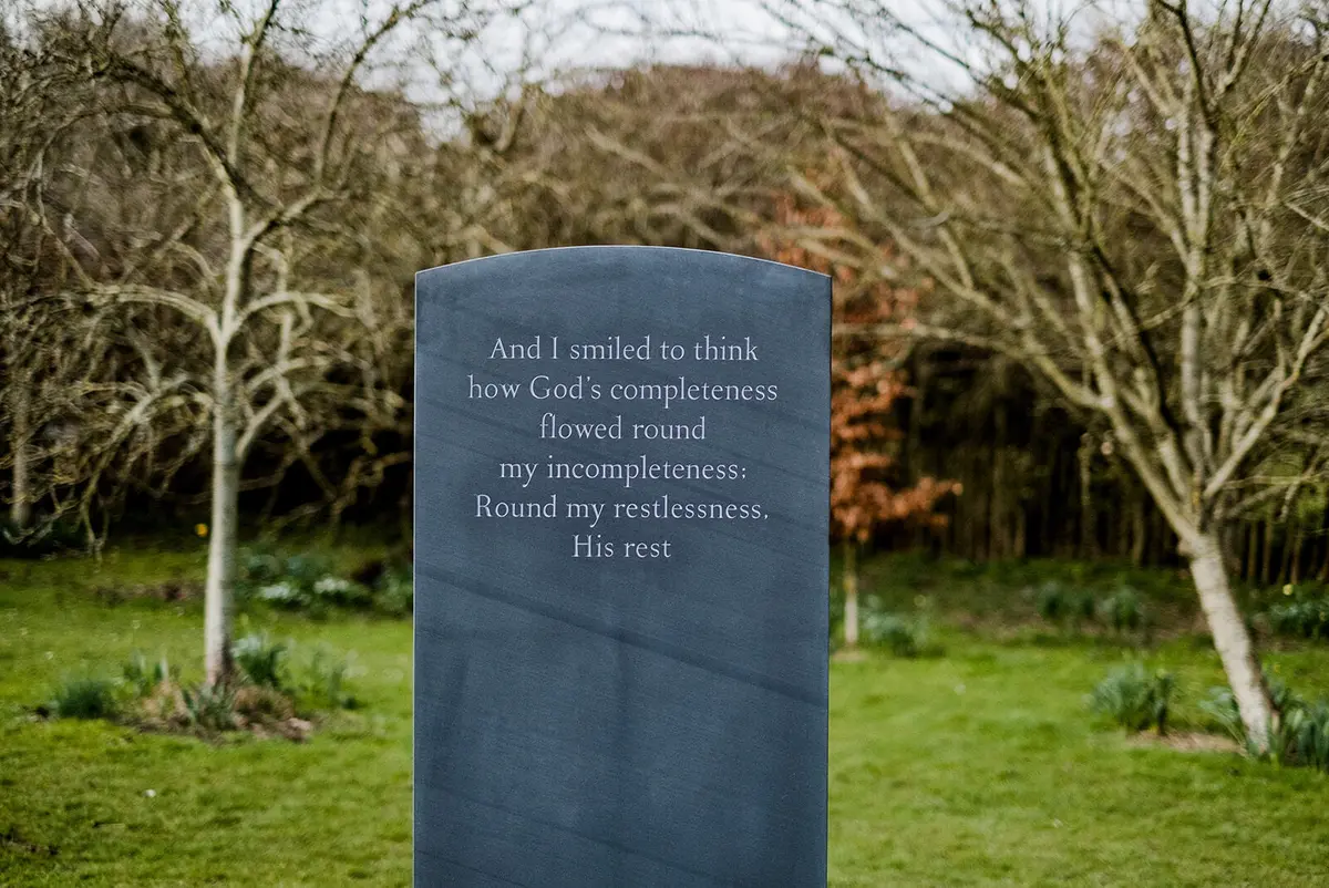 Slate headstone Oxfordshire