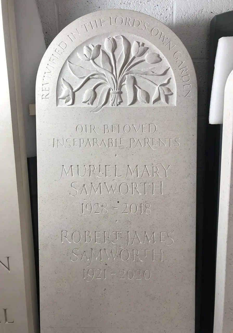 beautiful headstone for parents