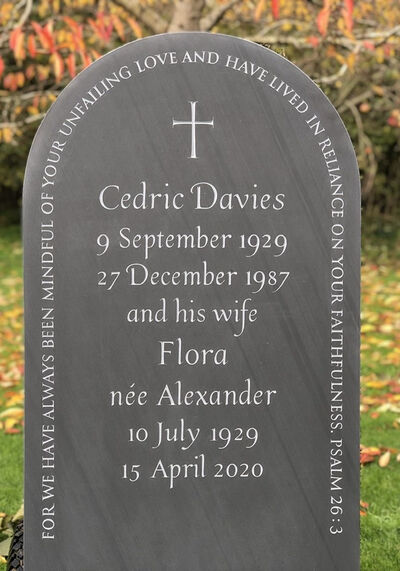 Typical Gravestone Lettering Husband and Wife Headstones - an expert's guide to… | Stoneletters