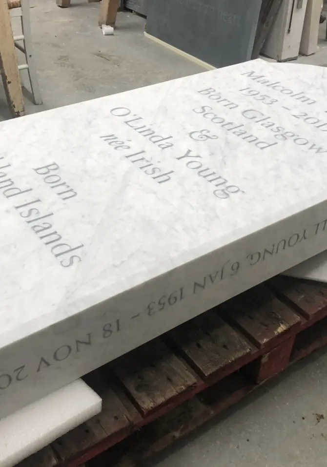 unique gravestone in aurisina