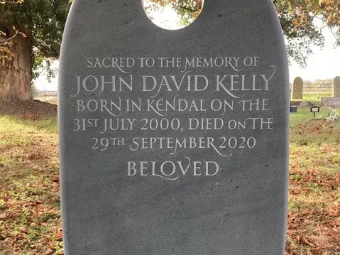 Unique headstone