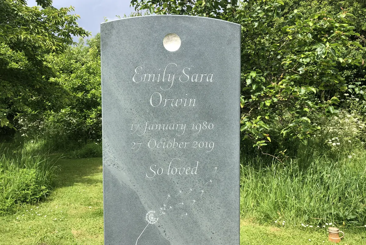 elegant beautiful headstone