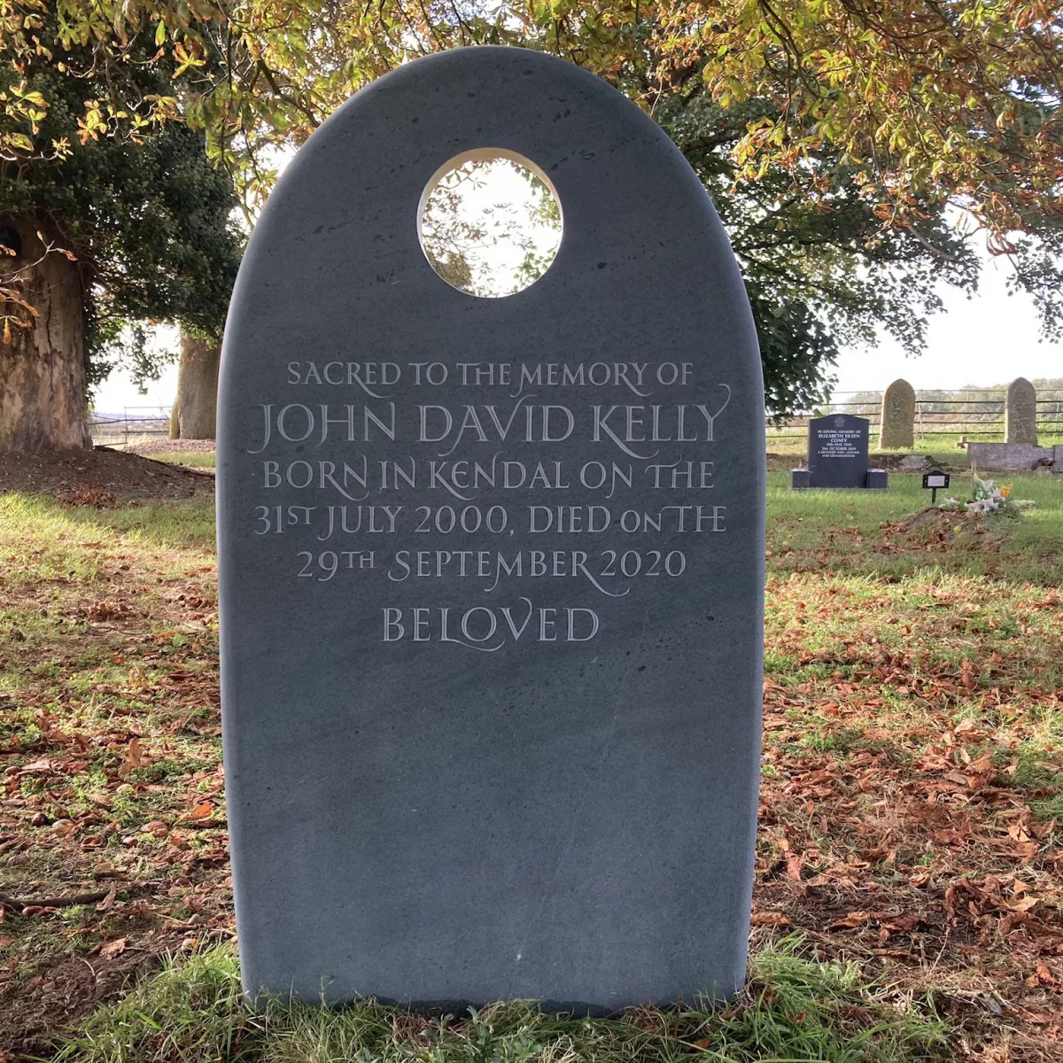 beautiful bespoke headstone