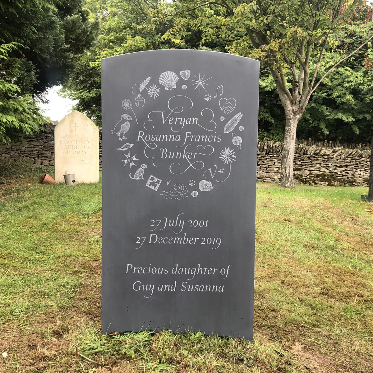 headstone for daughter
