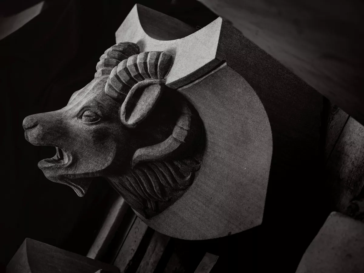 Gargoyle goat New College