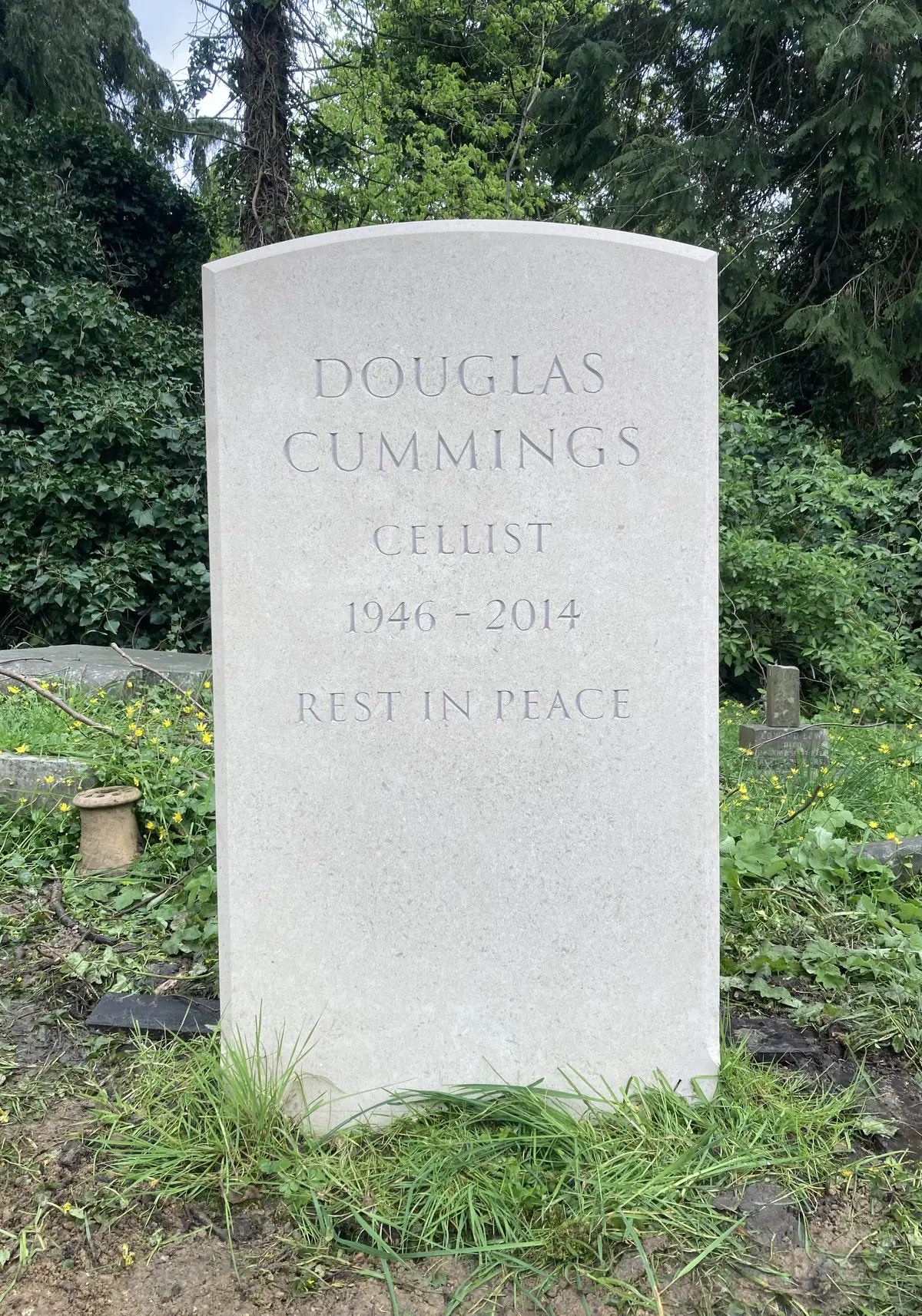 contemporary headstone shape