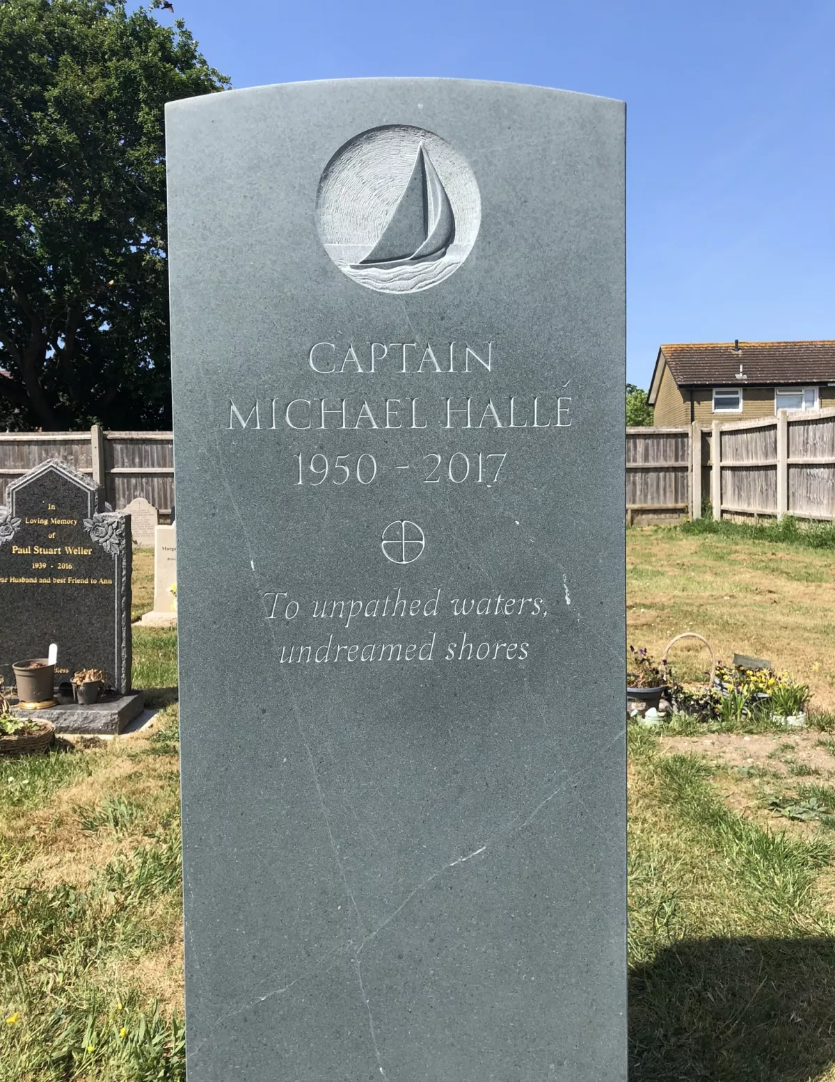 Greenslate bespoke headstone