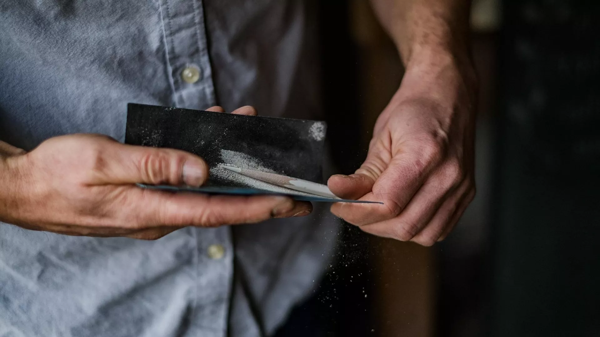 sharpening pencil