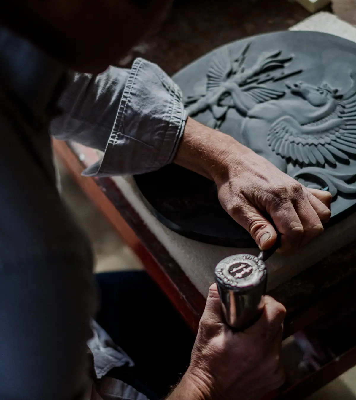 Heraldry in slate