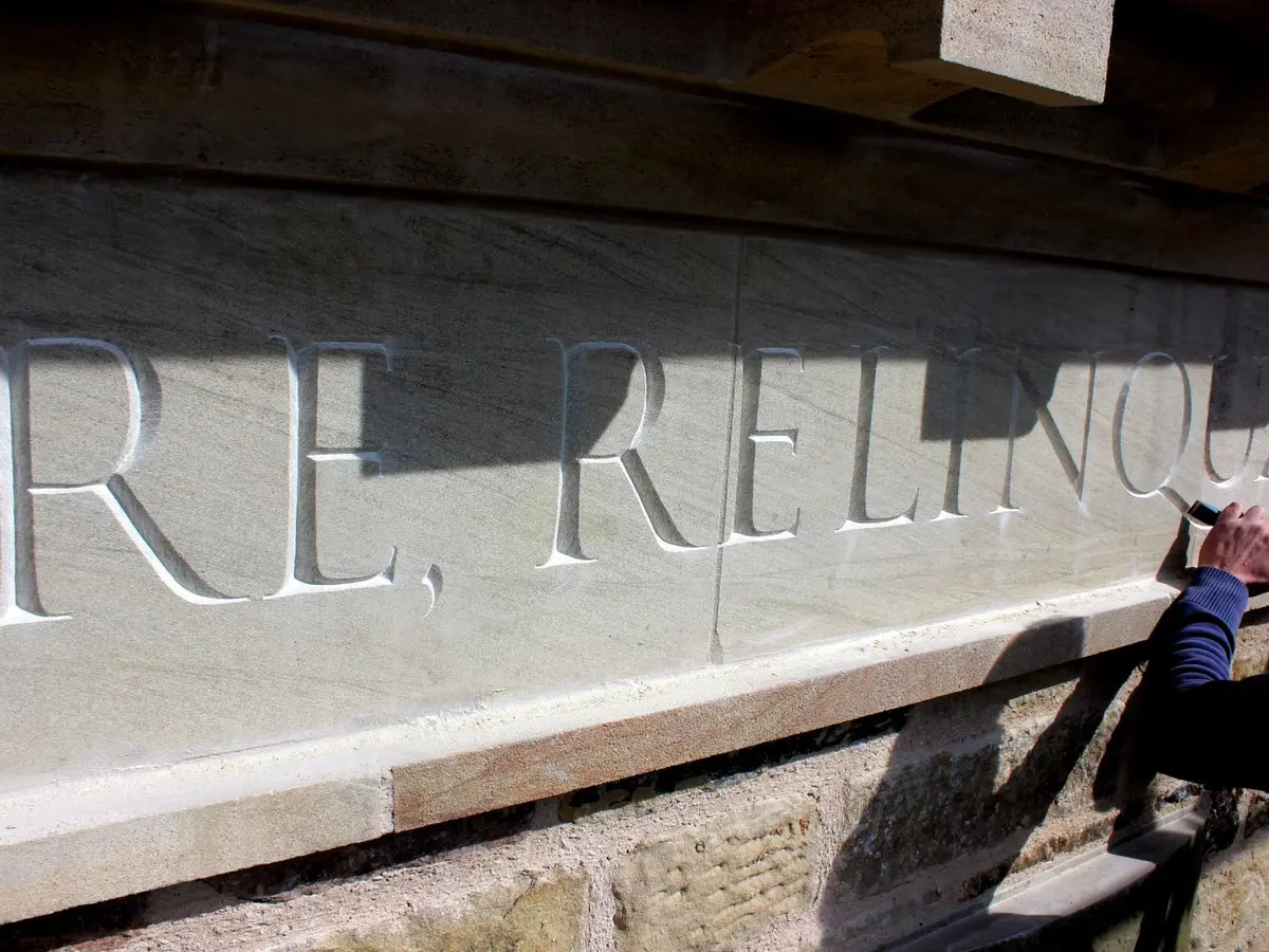 Architectural lettering