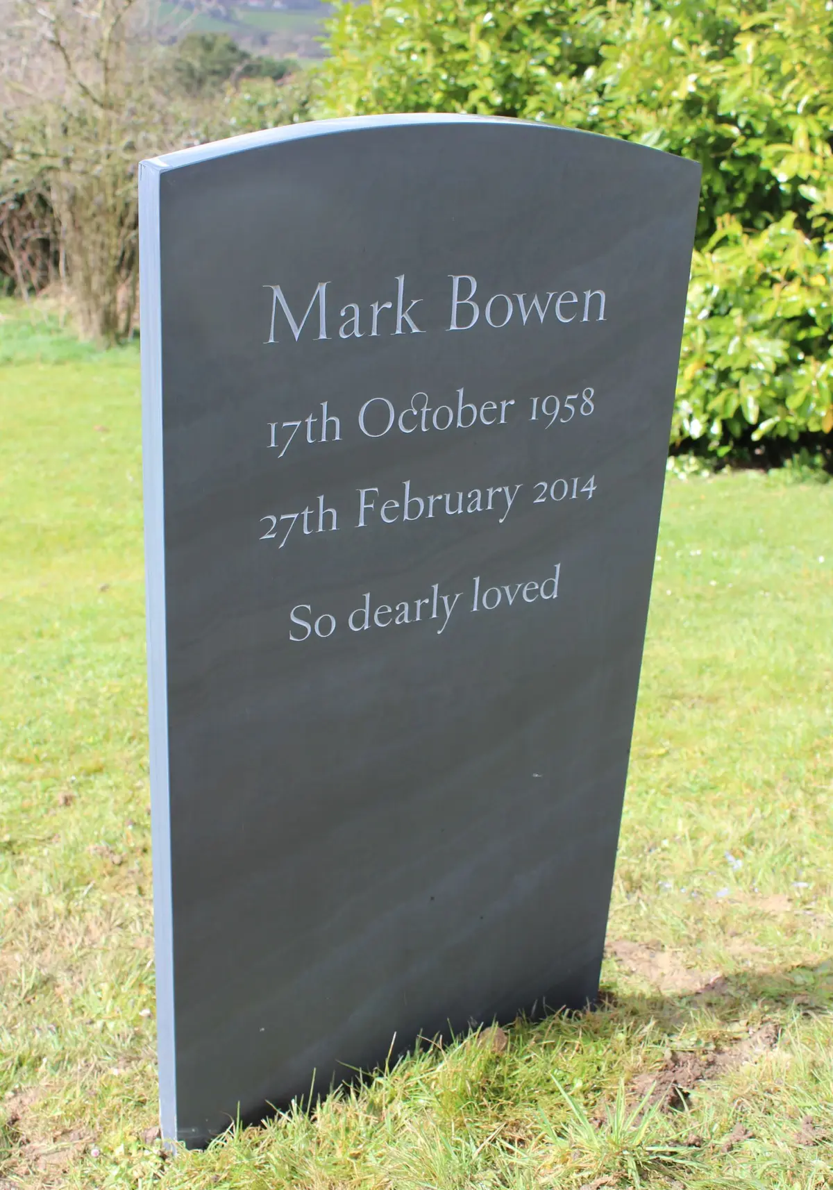 Headstone husband