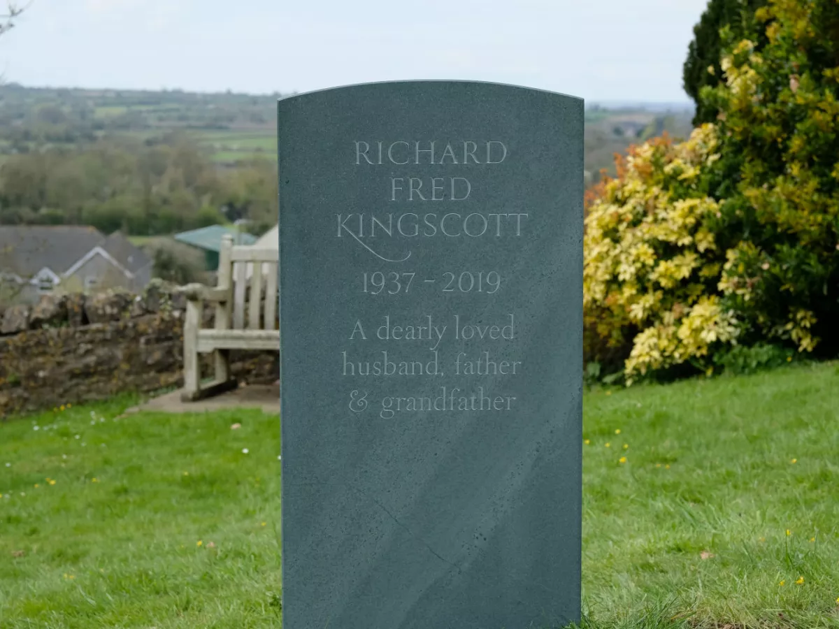 Headstone for grave 006