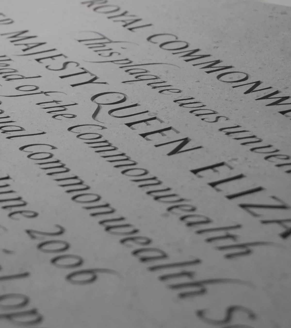 Commemorative plaque