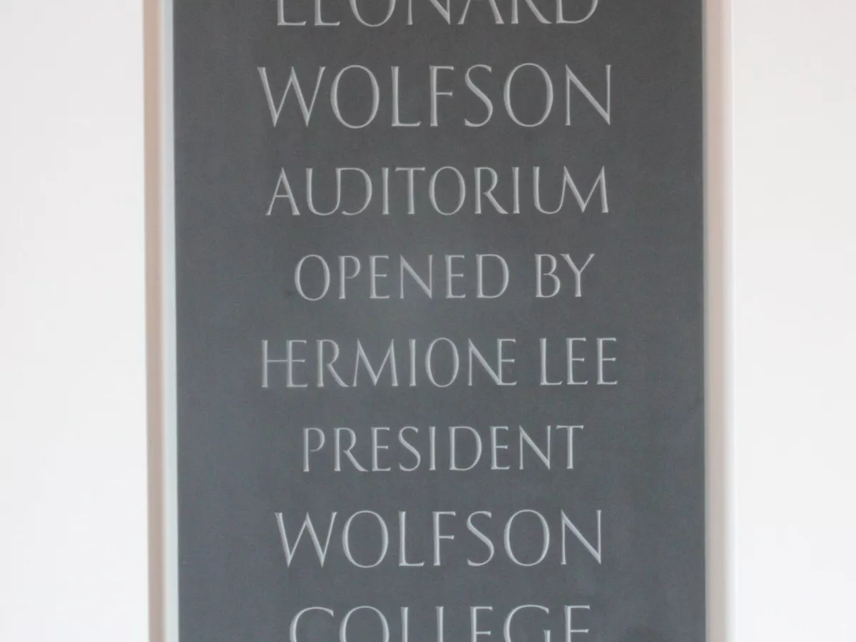 Opening plaque slate
