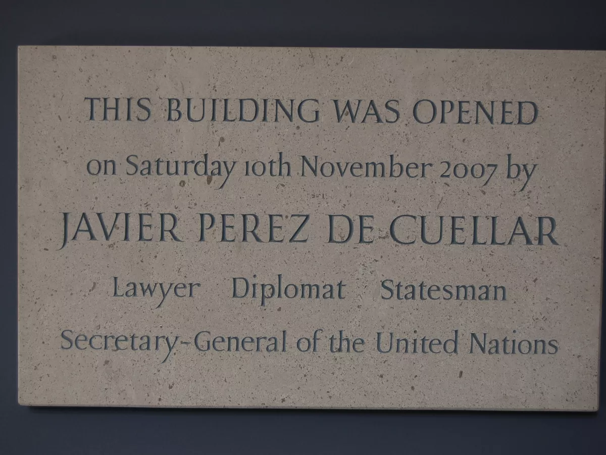 Opening plaques