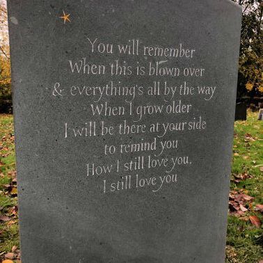 Bespoke Headstones And Memorials | Stoneletters