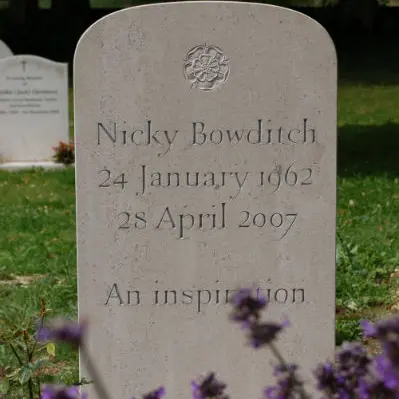 Traditional headstone