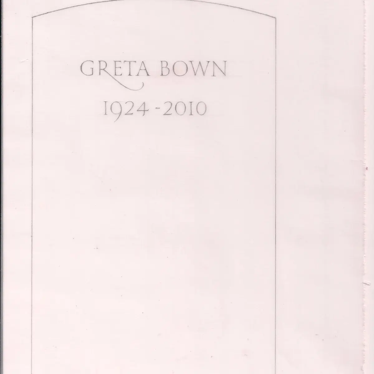 Bown headstone design 001