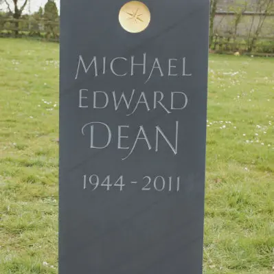 Hand carved memorial