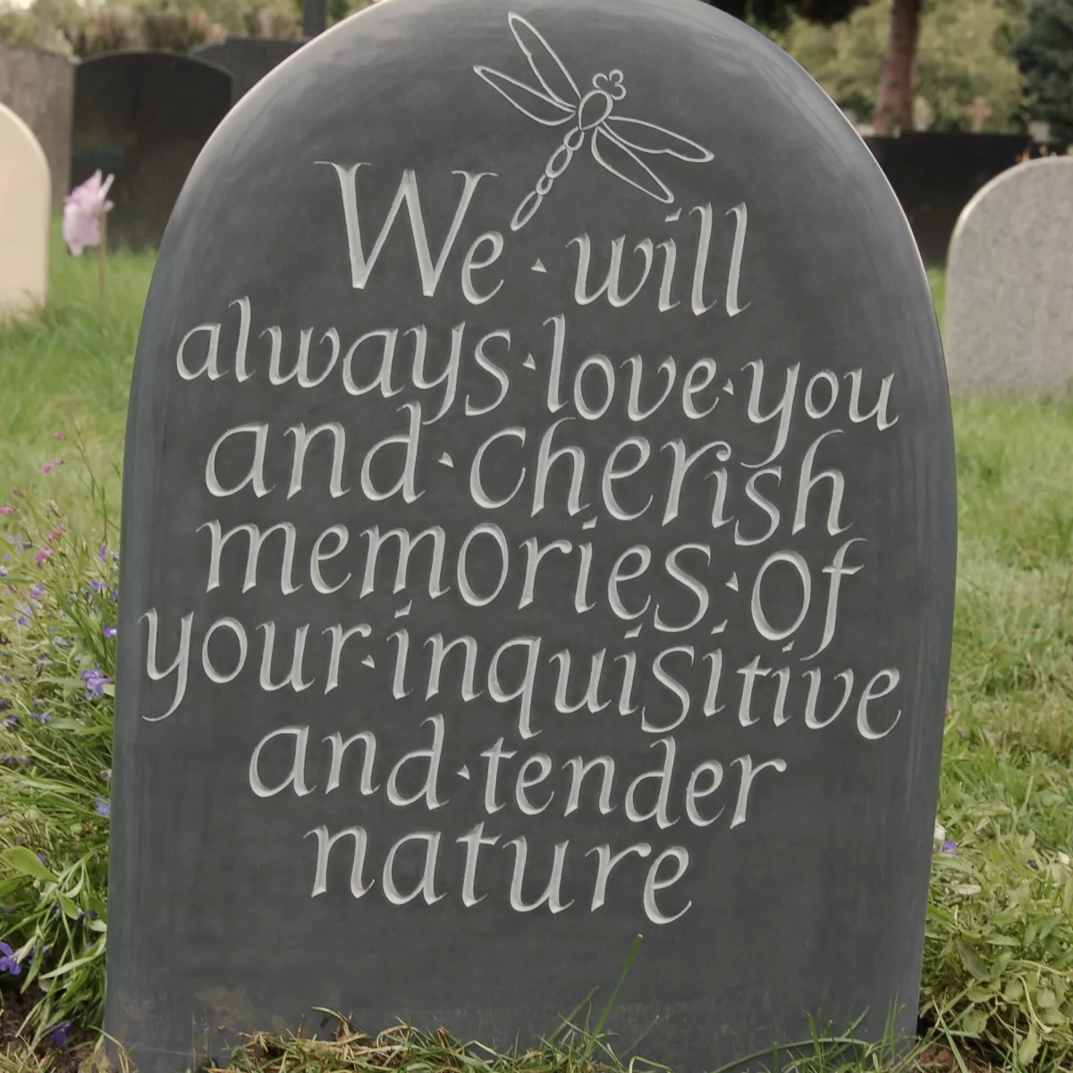 Baby headstone
