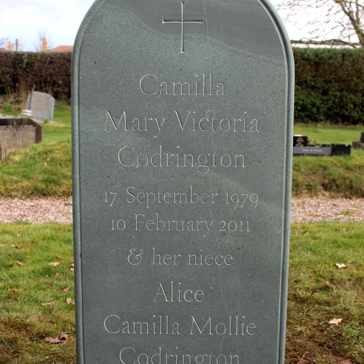 Infant gravestones