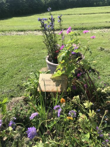 temporary grave marker