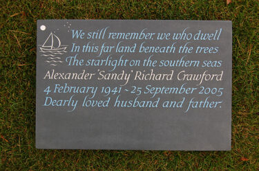 bespoke cremation tablet