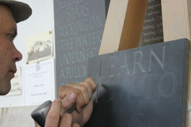 letter cutting course