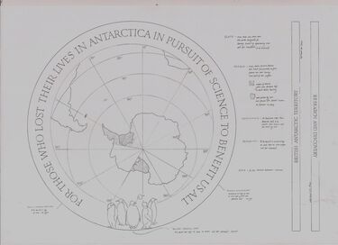design for Antarctic memorial sketch