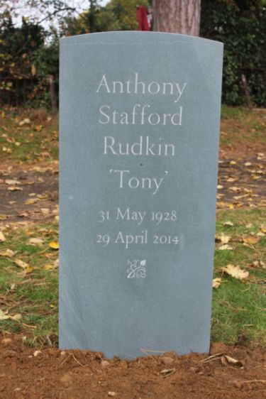 headstone inscription in slate