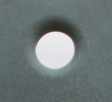 symbol circle in headstone