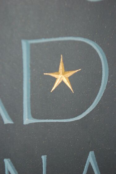 star on headstone
