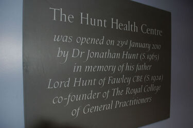 official opening plaque