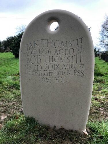 Aurisina headstone for grave