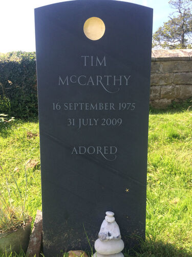 Slate bespoke headstone