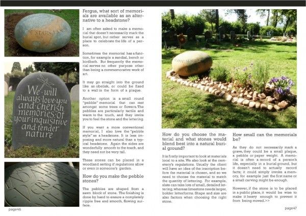 Natural Headstones