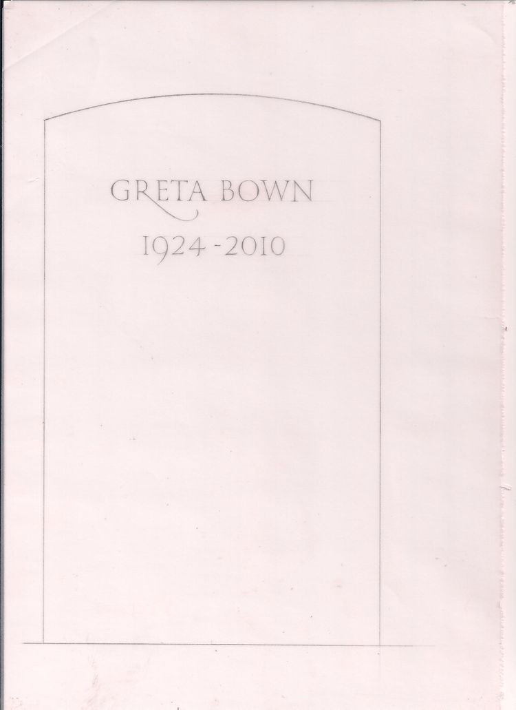 simple headstone design