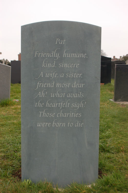epitaph for wife