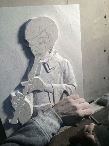 heradic carving still in progress