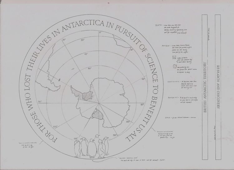 design for Antarctic memorial sketch