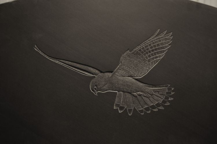 bird gravestone symbol