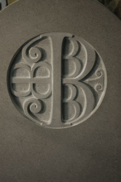 letters in relief