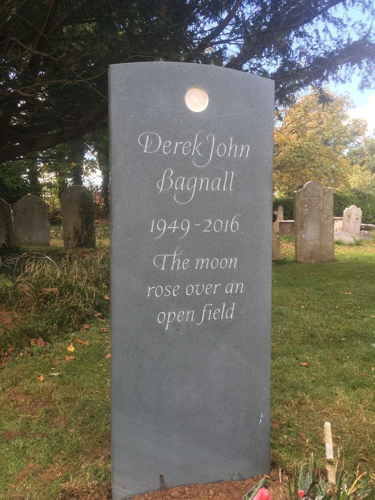 What do you write on a father's or husband's headstone? Stoneletters