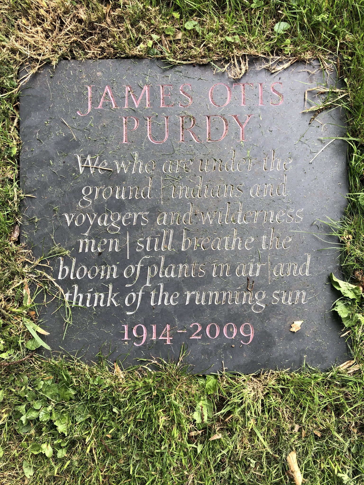 What do you write on a father's or husband's headstone? Stoneletters